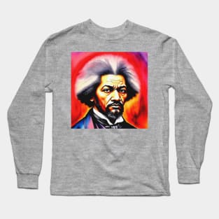 Faces of Frederick Douglass Long Sleeve T-Shirt